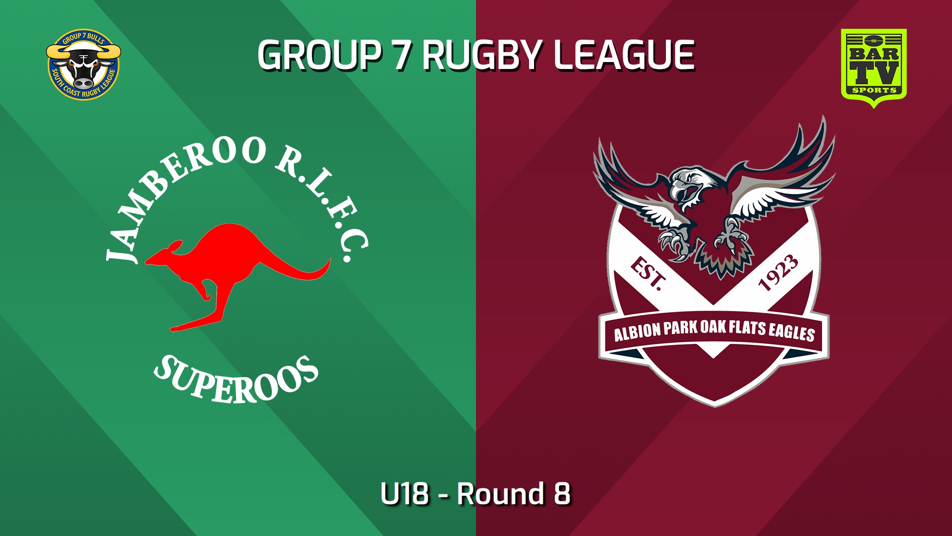 240525-video-South Coast Round 8 - U18 - Jamberoo Superoos v Albion Park Oak Flats Eagles Slate Image