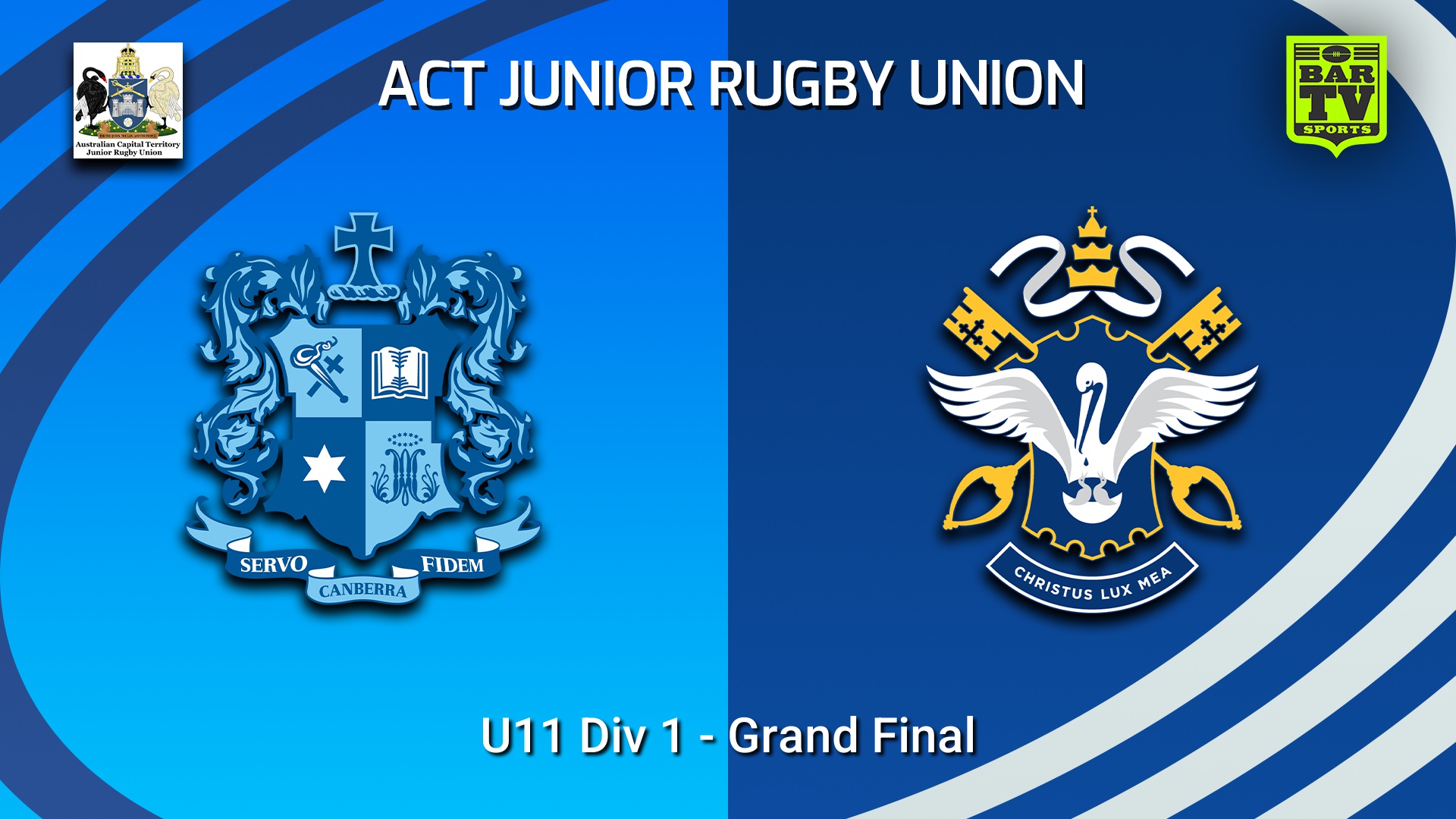 260906-video-ACT Junior Rugby Union Grand Final - U11 Div 1 - Marist College Canberra v St Edmund's Slate Image