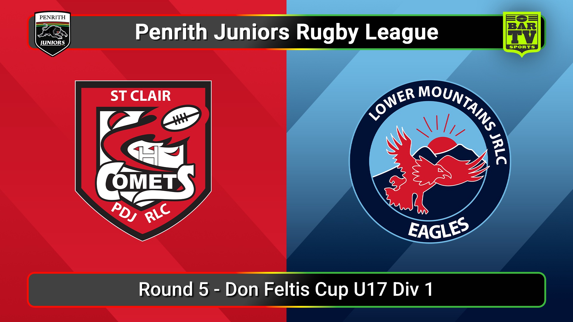 250517-video-Penrith & District Junior Rugby League Round 5 - Don Feltis Cup U17 Div 1 - St Clair v Lower Mountains Slate Image