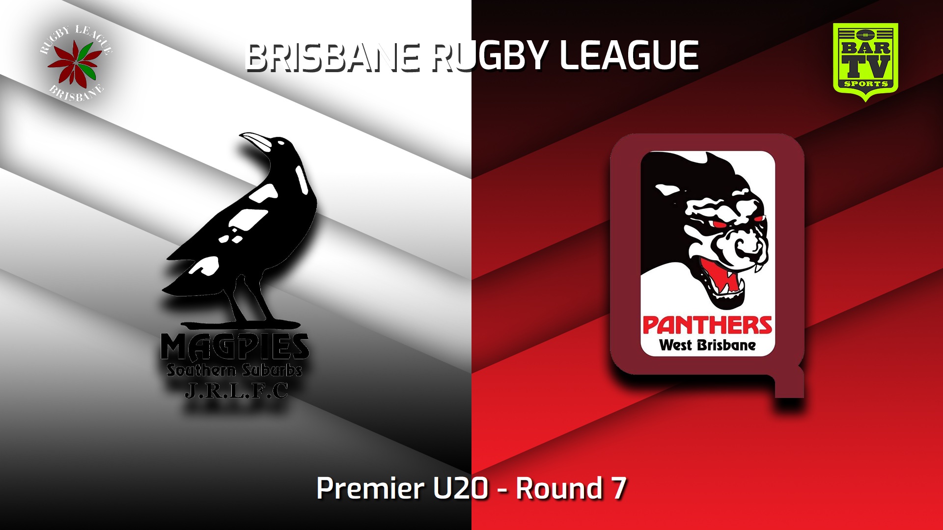 230513-BRL Round 7 - Premier U20 - Southern Suburbs Magpies v West Brisbane Panthers Slate Image