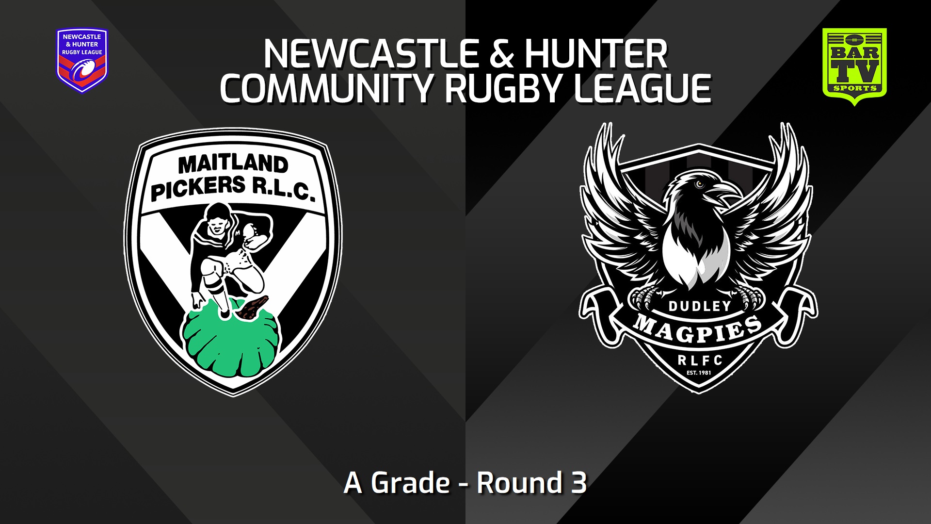 250426-video-NHRL Round 3 - A Grade - Maitland Pickers v Dudley Magpies Slate Image