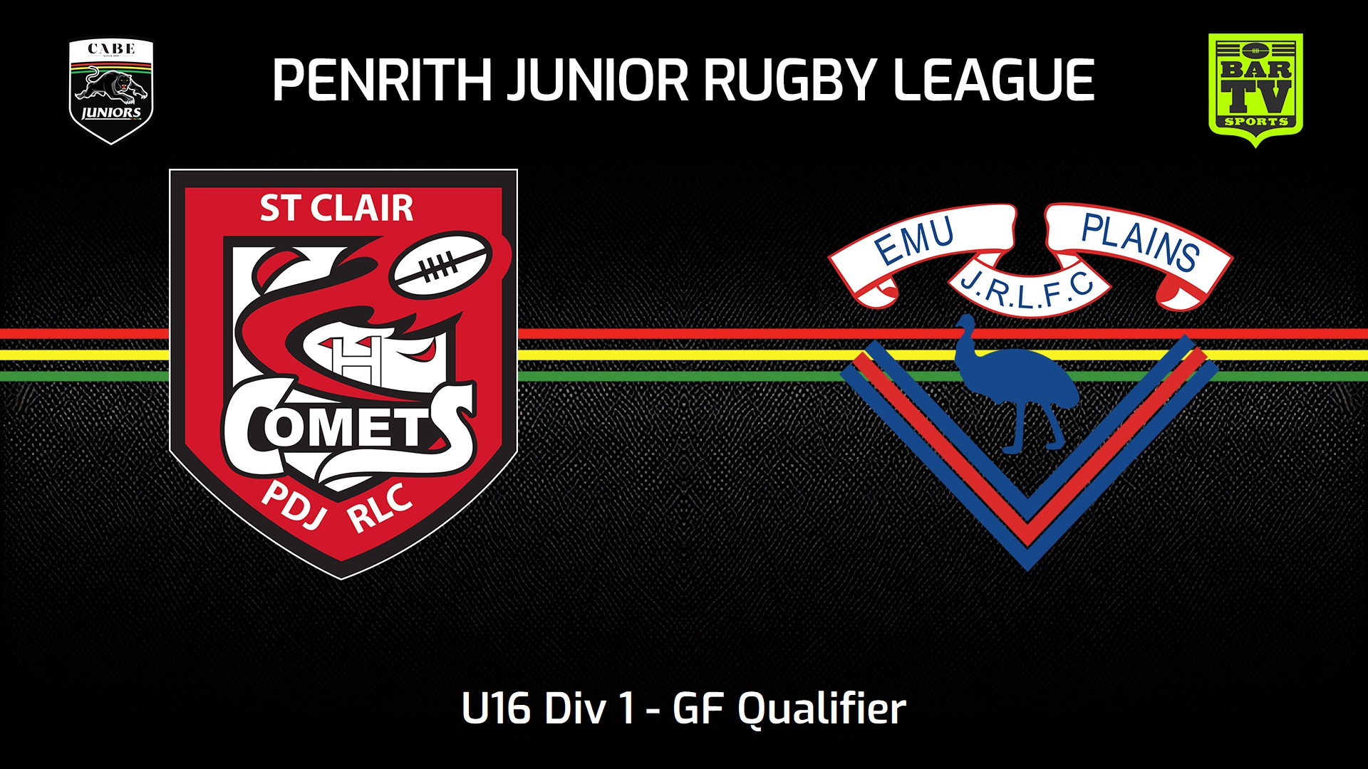 230820-Penrith & District Junior Rugby League GF Qualifier - U16 Div 1 - St Clair v Emu Plains RLFC Slate Image