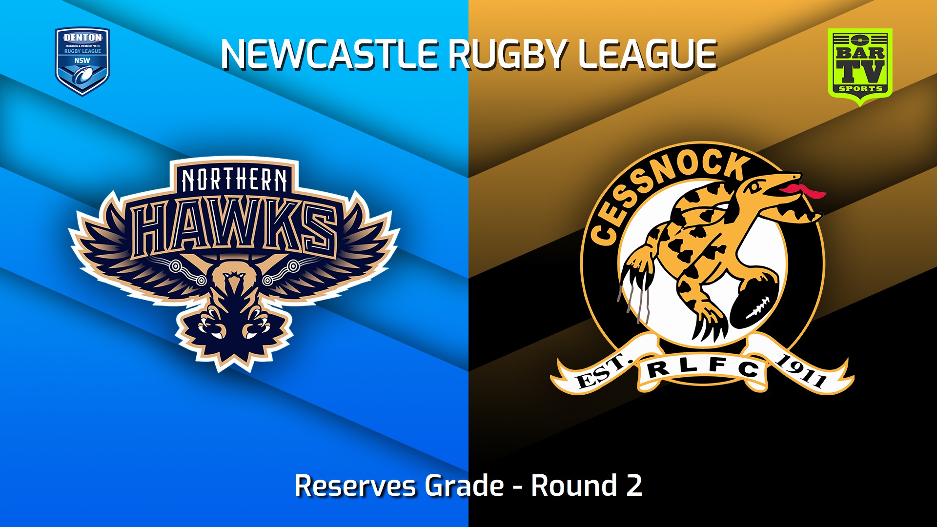 230402-Newcastle RL Round 2 - Reserves Grade - Northern Hawks v Cessnock Goannas Slate Image