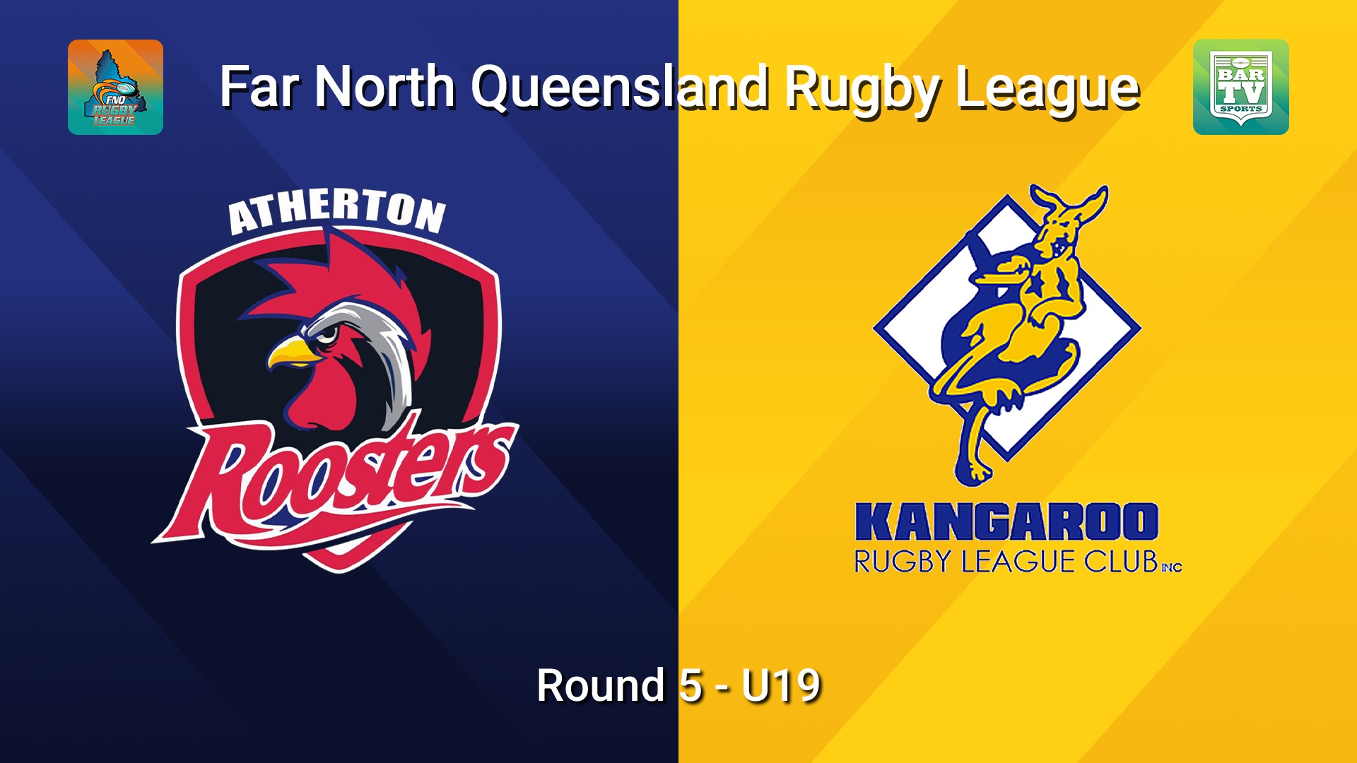 260425-video-FNQ Rugby League Round 5 - O'Neills U19s - Atherton Roosters  v Cairns Kangaroos Slate Image