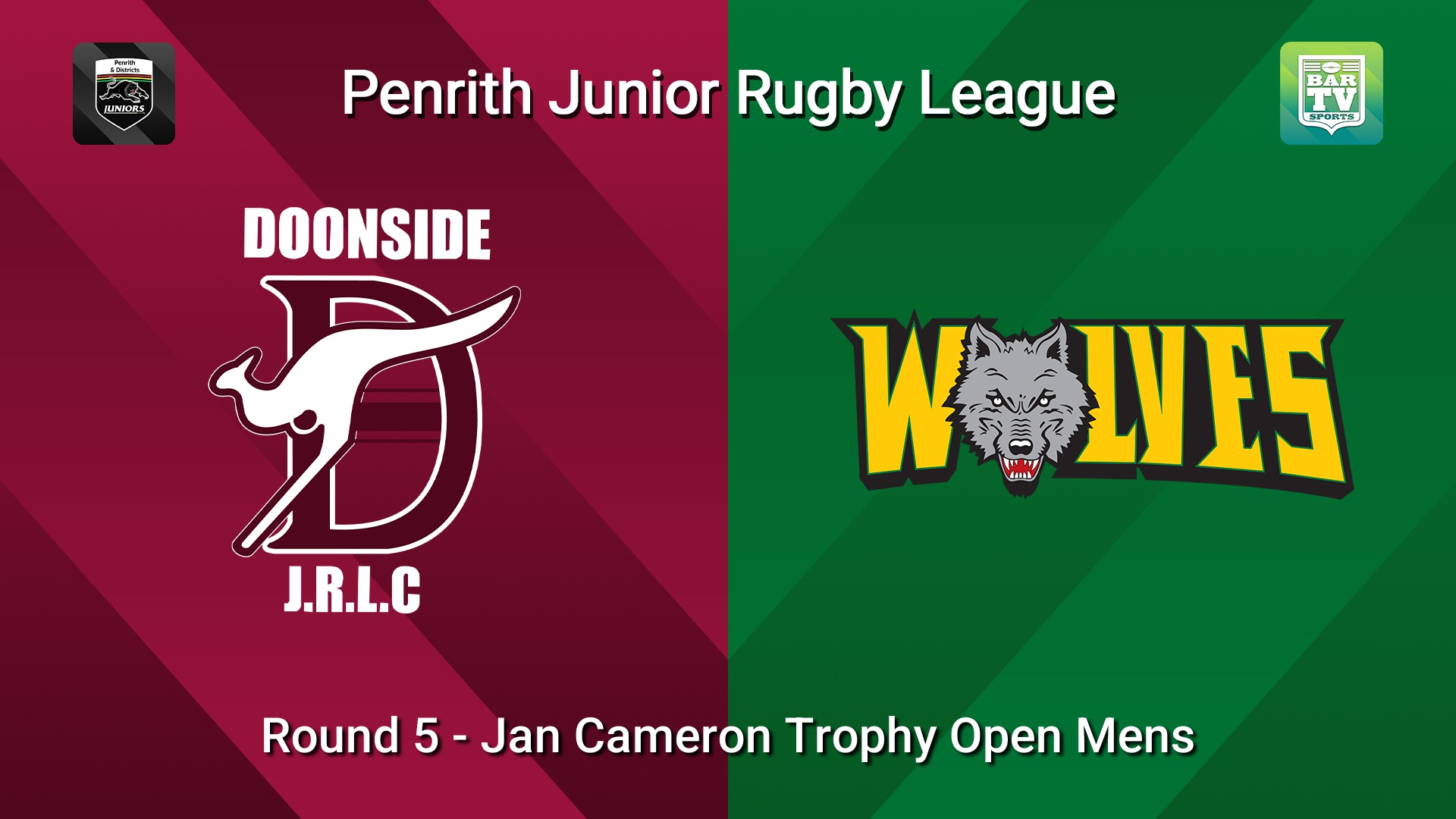 260509-video-Penrith & District Junior Rugby League Round 5 - Jan Cameron Trophy Open Mens - Doonside v Windsor Wolves Slate Image