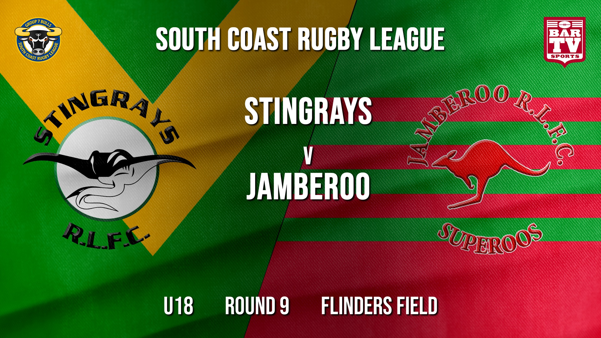 Group 7 RL Round 9 - U18 - Stingrays of Shellharbour v Jamberoo Slate Image