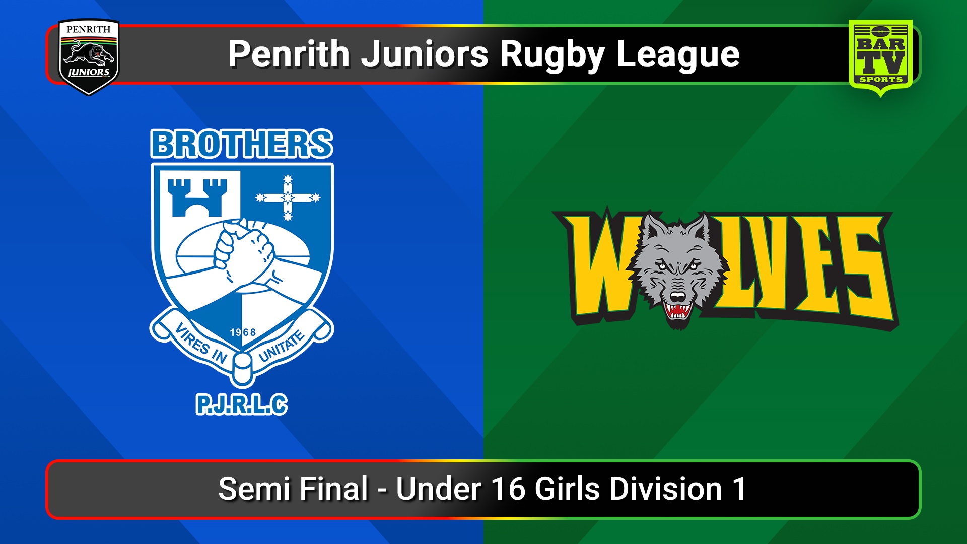 250816-video-Penrith & District Junior Rugby League Semi Final - Under 16 Girls Division 1 - Brothers v Windsor Wolves Slate Image