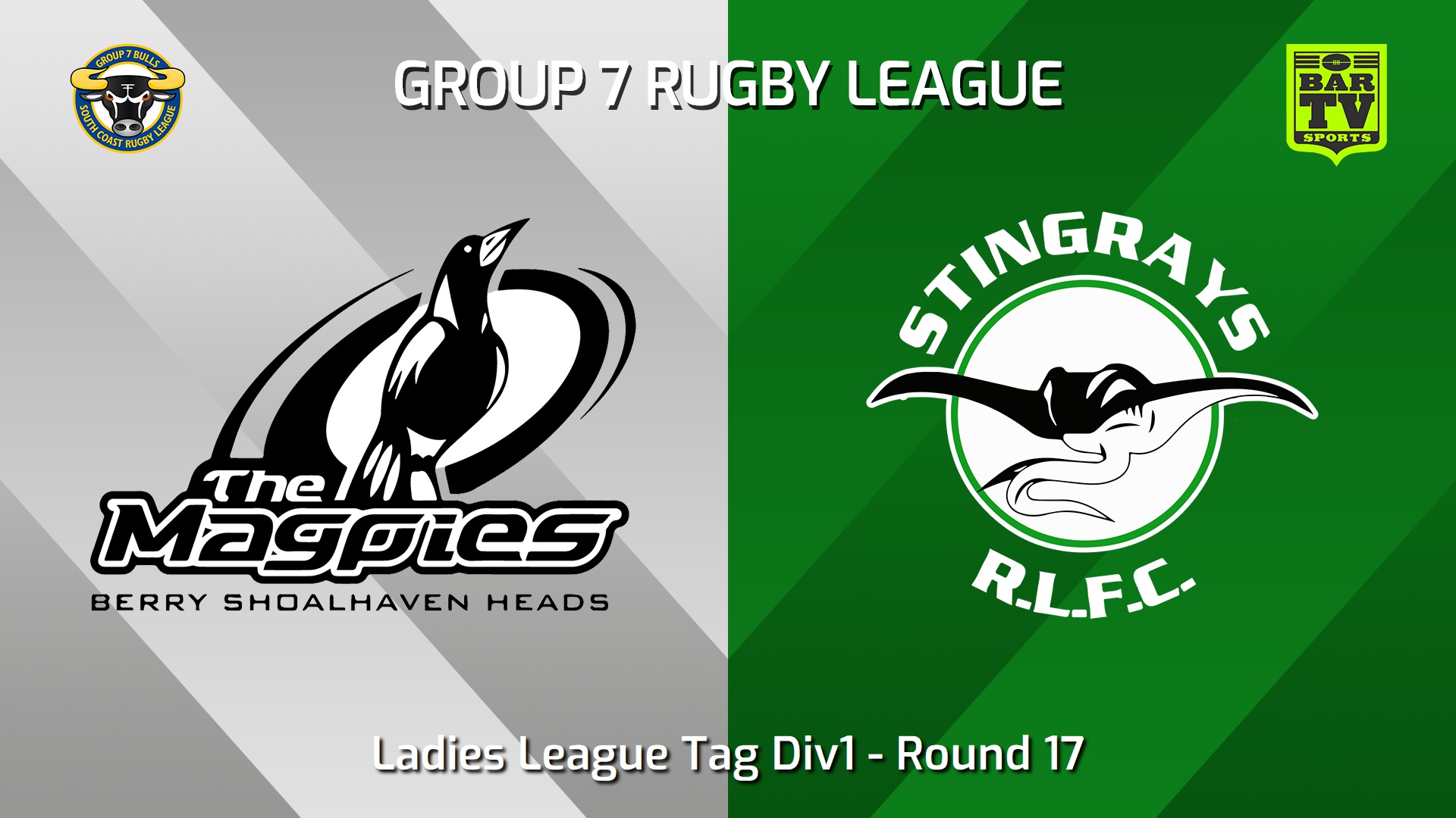 240810-video-South Coast Round 17 - Ladies League Tag Div1 - Berry-Shoalhaven Heads Magpies v Stingrays of Shellharbour Slate Image