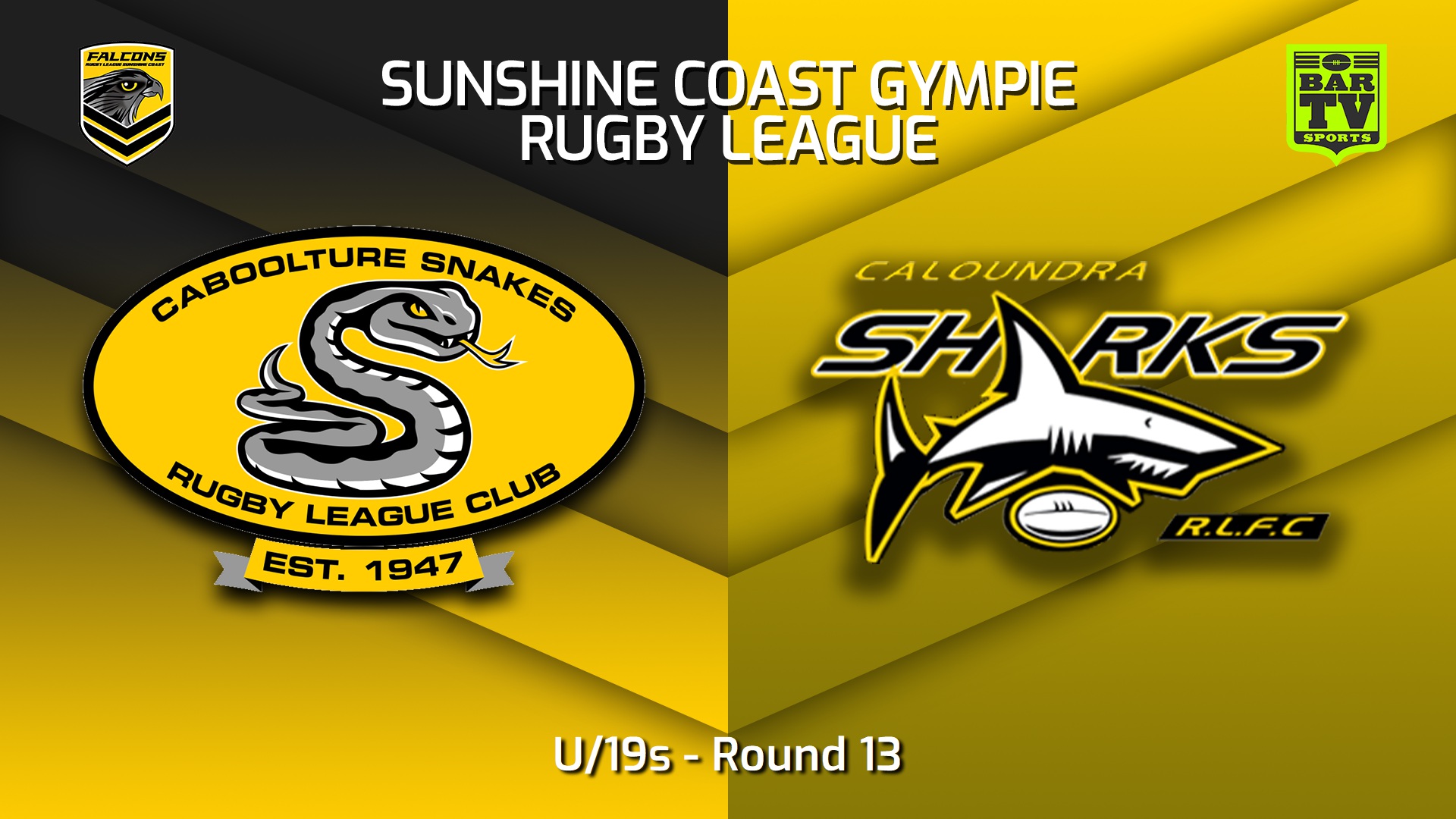 230715-Sunshine Coast RL Round 13 - U/19s - Caboolture Snakes v Caloundra Sharks Slate Image