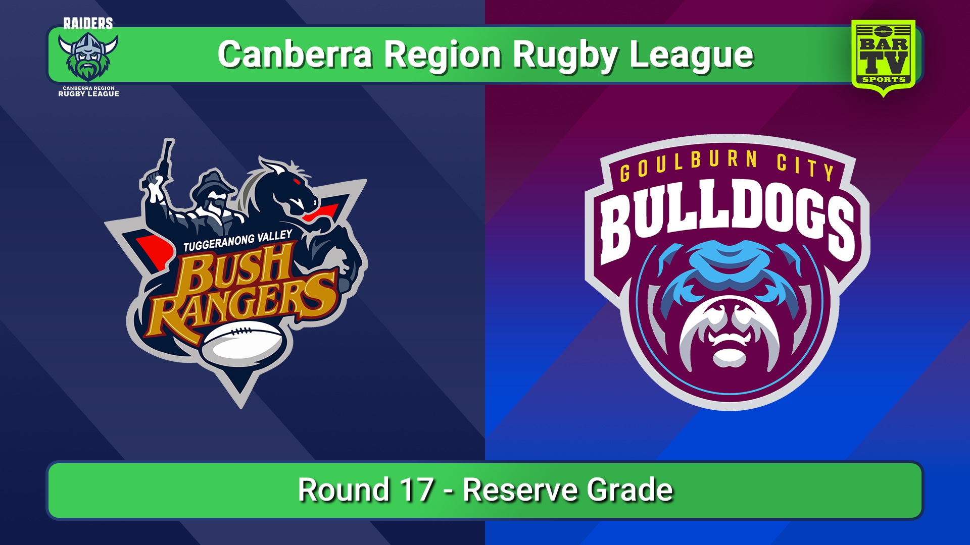 250809-video-Canberra Round 17 - Reserve Grade - Tuggeranong Bushrangers v Goulburn City Bulldogs Slate Image