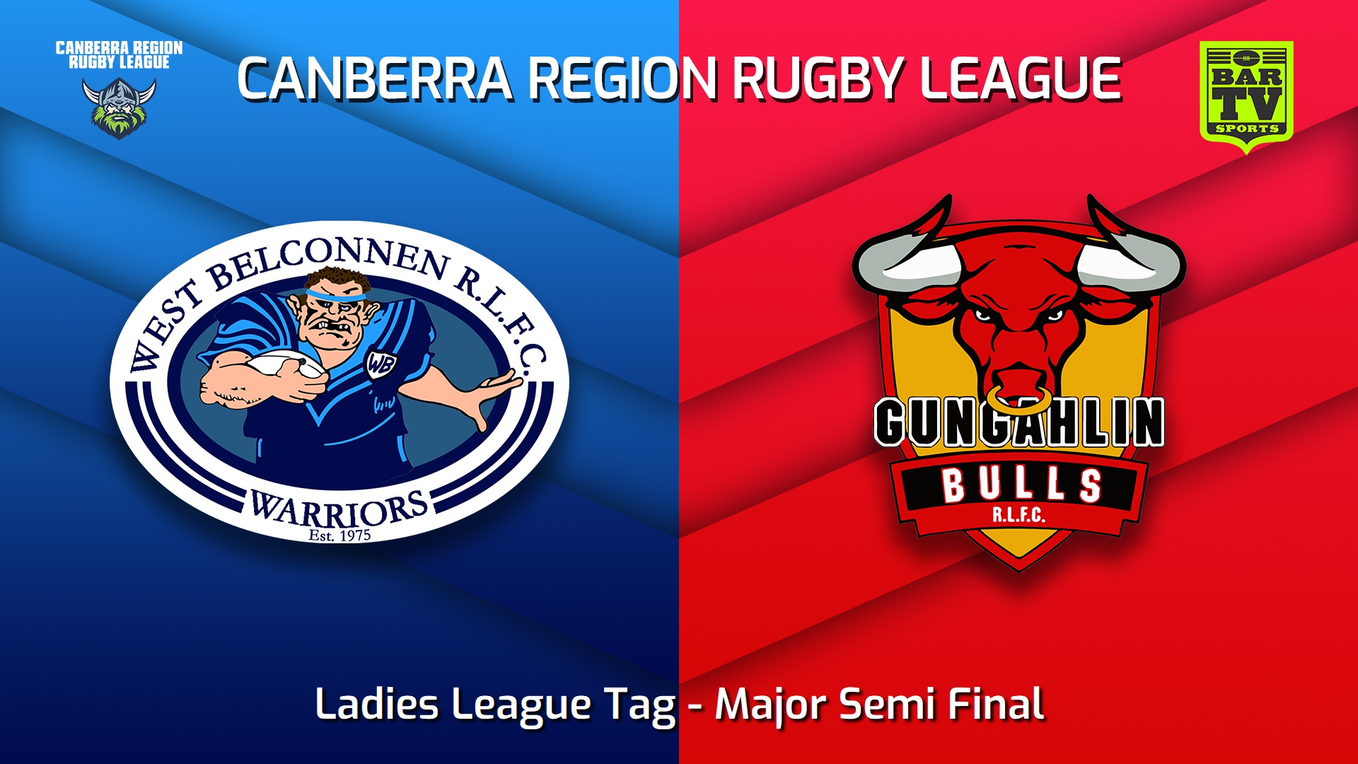 220904-Canberra Major Semi Final - Ladies League Tag - West Belconnen Warriors v Gungahlin Bulls Slate Image