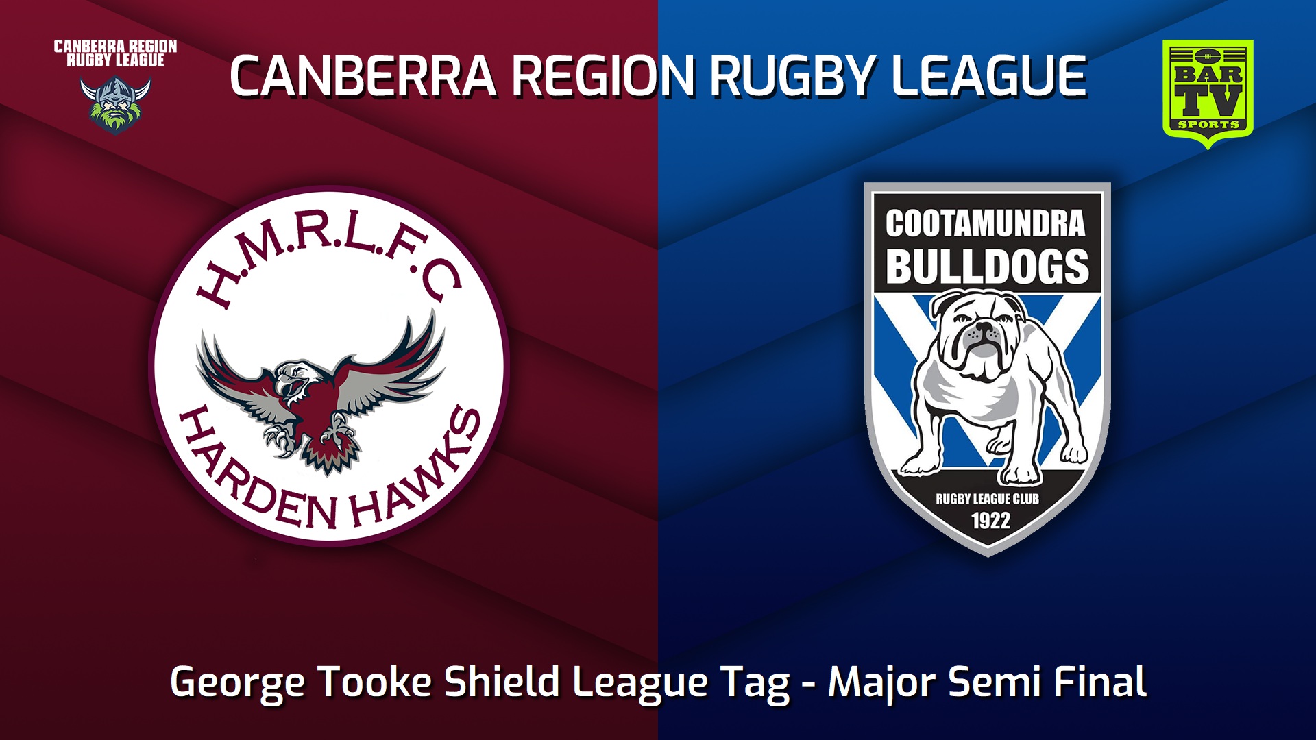 230826-Canberra Major Semi Final - George Tooke Shield League Tag - Harden Hawks v Cootamundra Bulldogs Slate Image