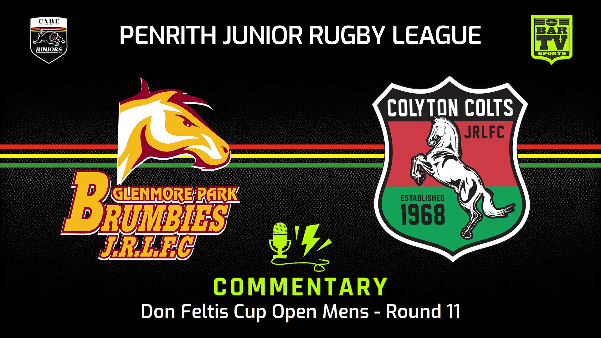 240630-video-Penrith & District Junior Rugby League Round 11 - Open Men Division 1 - Glenmore Park Brumbies v Colyton Colts Slate Image