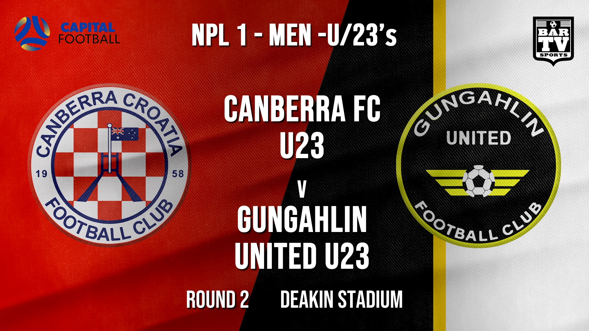NPL1 Men - U23 - Capital Football  Round 2 - Canberra FC U23 v Gungahlin United U23 (1) Slate Image