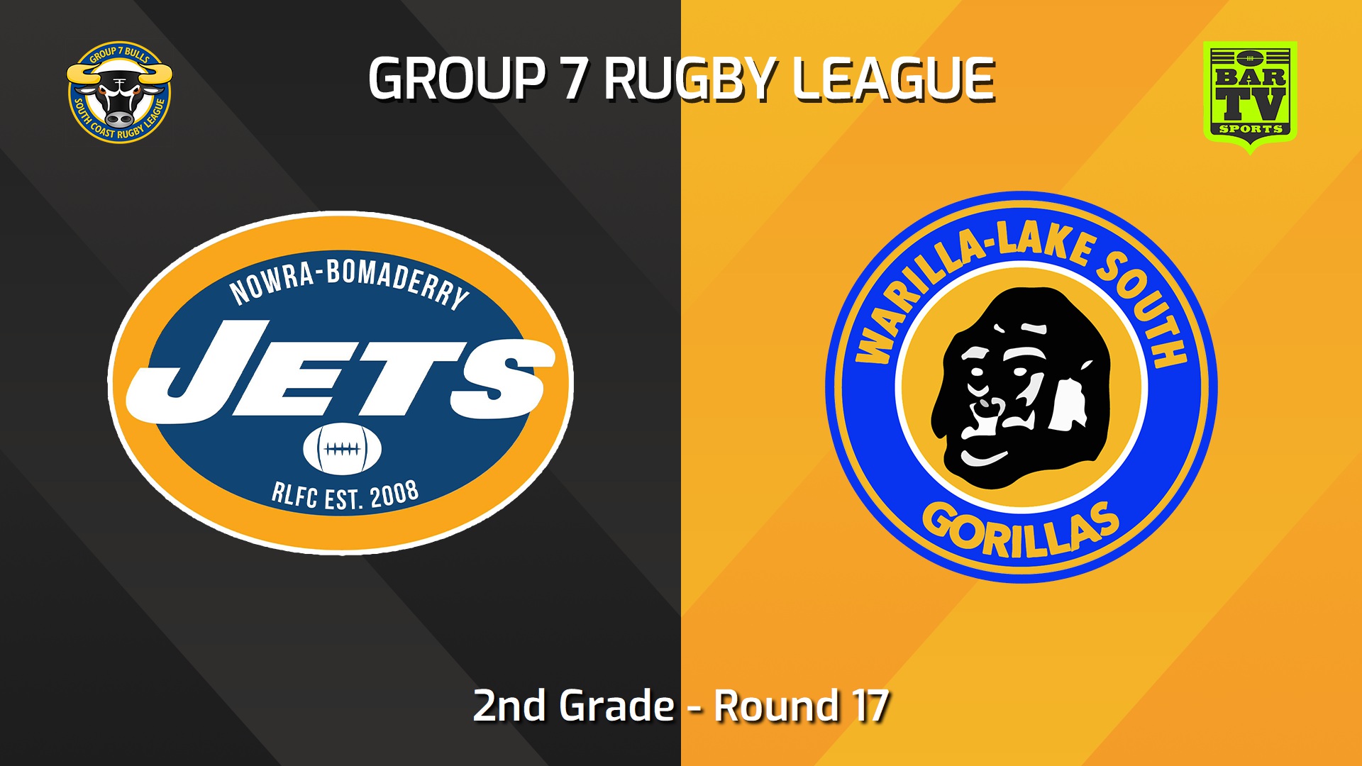240810-video-South Coast Round 17 - 2nd Grade - Nowra-Bomaderry Jets v Warilla-Lake South Gorillas Slate Image