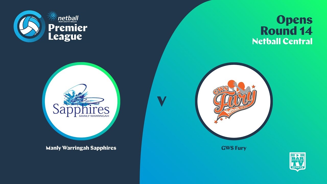 NSW Prem League Round 14 - Opens - Manly Warringah Sapphires v GWS Fury Slate Image