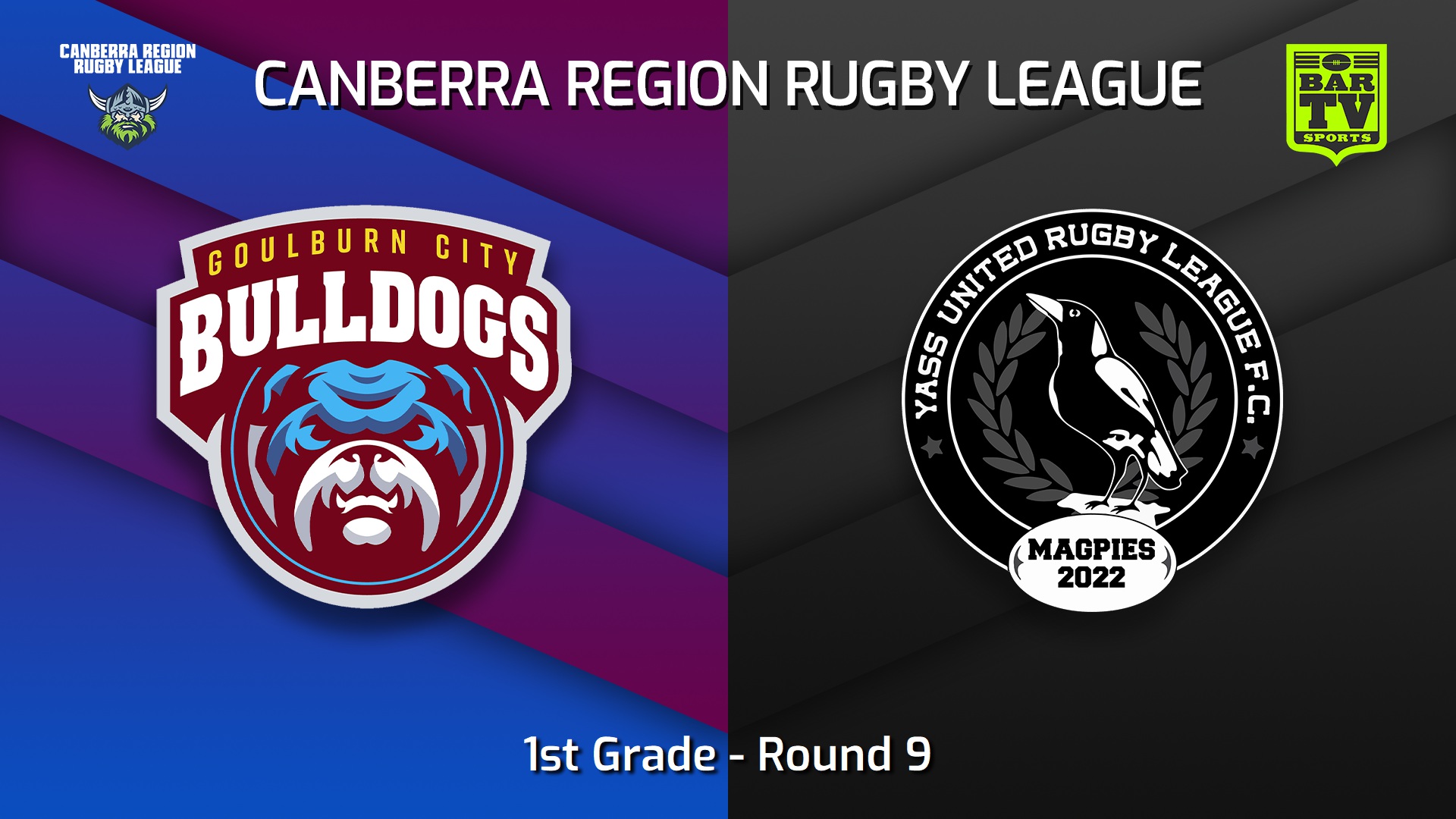 230617-Canberra Round 9 - 1st Grade - Goulburn City Bulldogs v Yass Magpies Slate Image