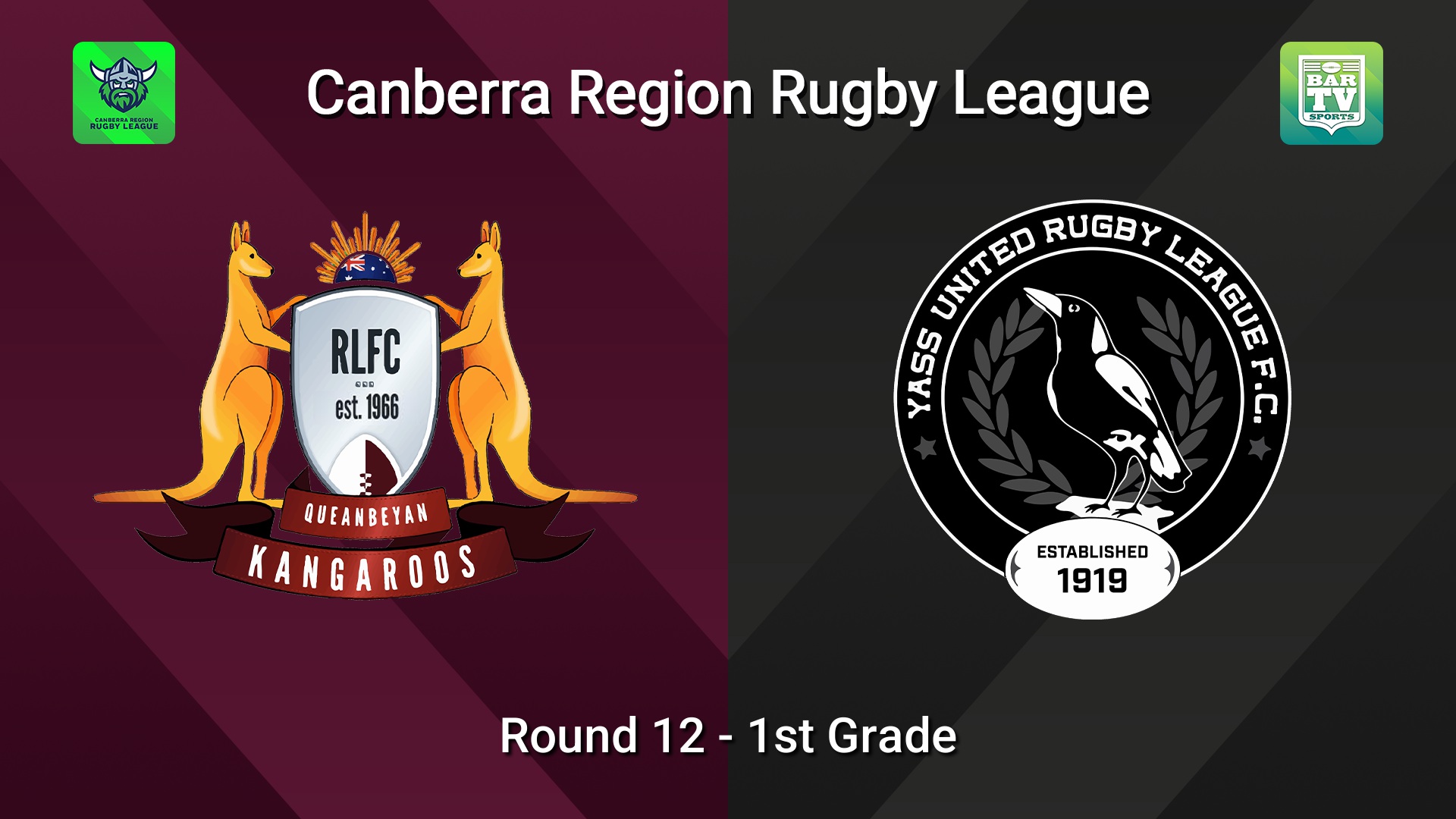 260711-video-Canberra Round 12 - 1st Grade - Queanbeyan Kangaroos v Yass Magpies Slate Image
