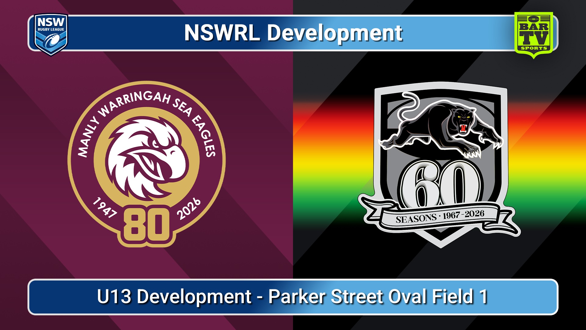 260716-video-NSWRL Development Game 17 - U13 Development - Manly Warringah Sea Eagles v Penrith Panthers Slate Image