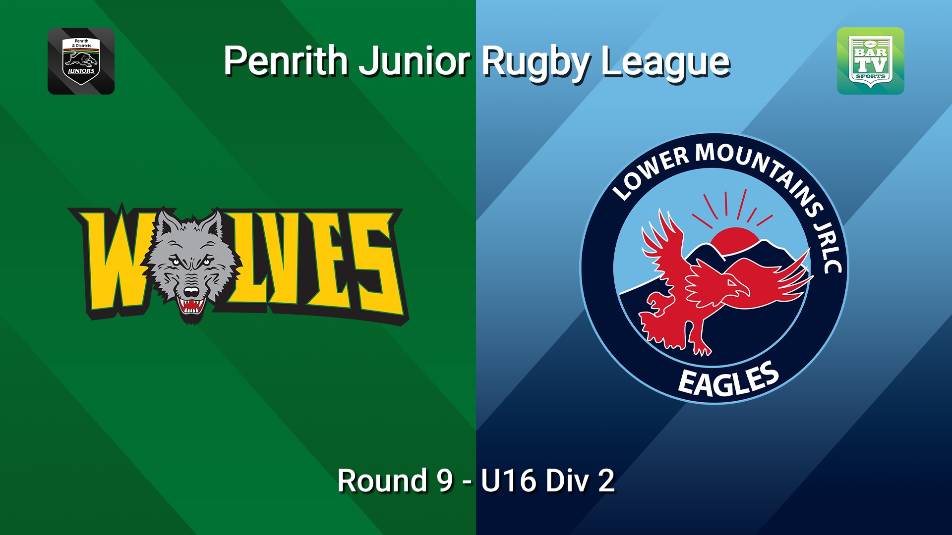 260627-video-Penrith & District Junior Rugby League Round 9 - U16 Div 2 - Windsor Wolves v Lower Mountains Slate Image