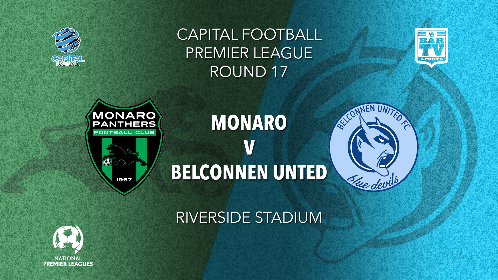NPL - Capital Round 17 - Monaro Panthers FC v Belconnen United FC Slate Image