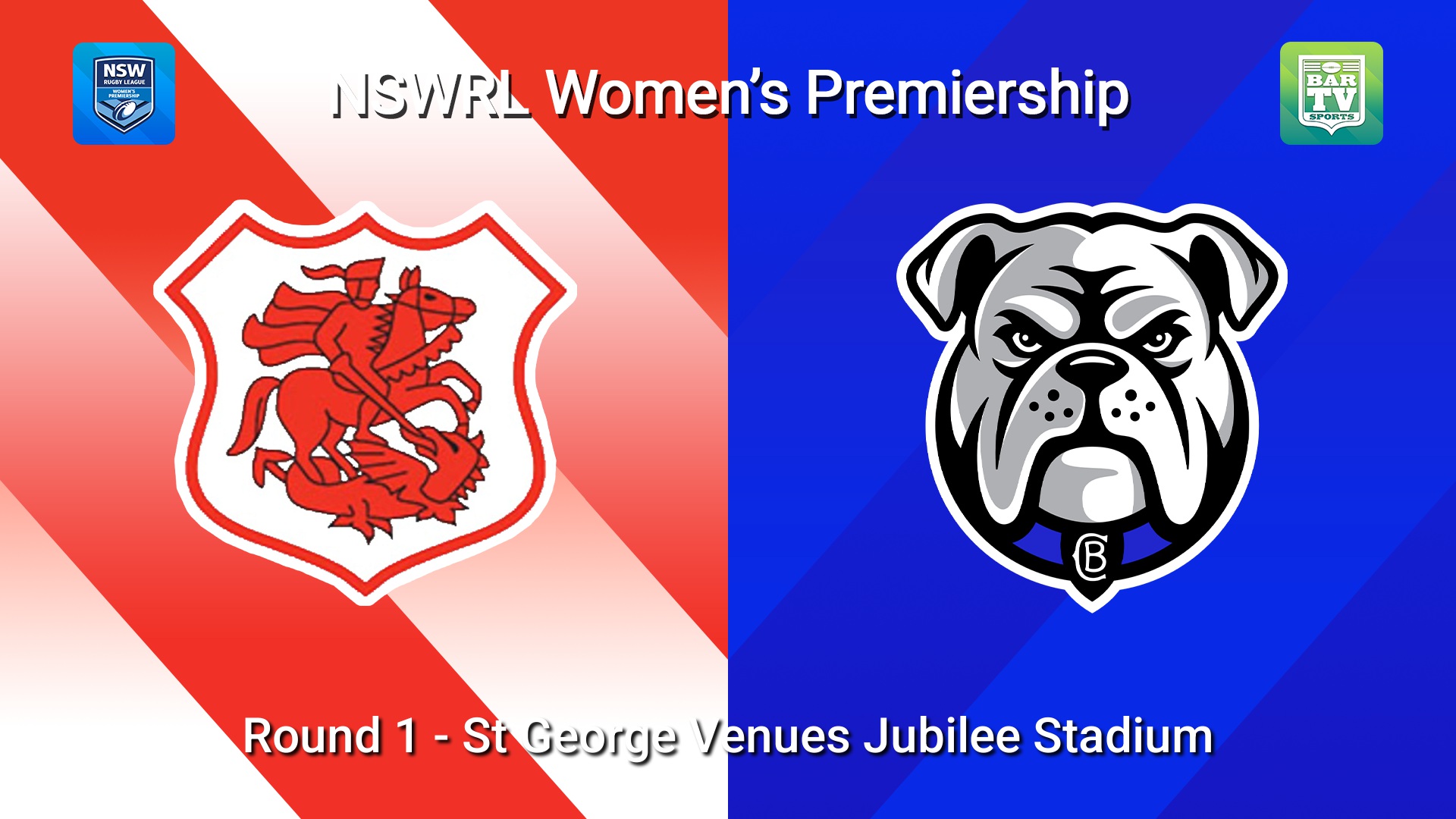 260613-video-NSW Women's Premiership Round 1 - St George DRLFC v Canterbury-Bankstown Bulldogs Slate Image