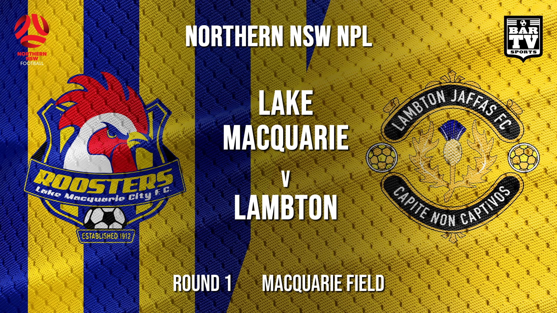 NPL - NNSW Round 1 - Lake Macquarie City FC v Lambton Jaffas FC Slate Image