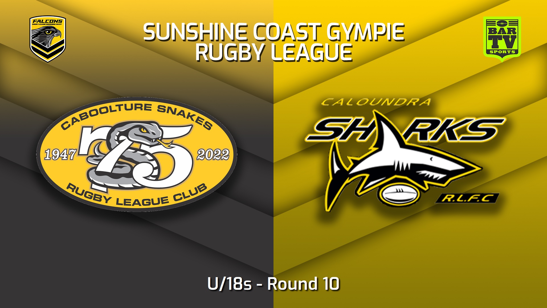 220625-Sunshine Coast RL Round 10 - U/18s - Caboolture Snakes v Caloundra Sharks Slate Image