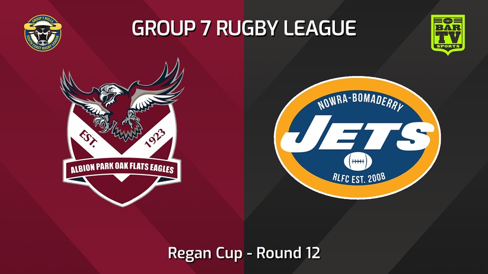 240630-video-South Coast Round 12 - Regan Cup - Albion Park Oak Flats Eagles v Nowra-Bomaderry Jets Slate Image
