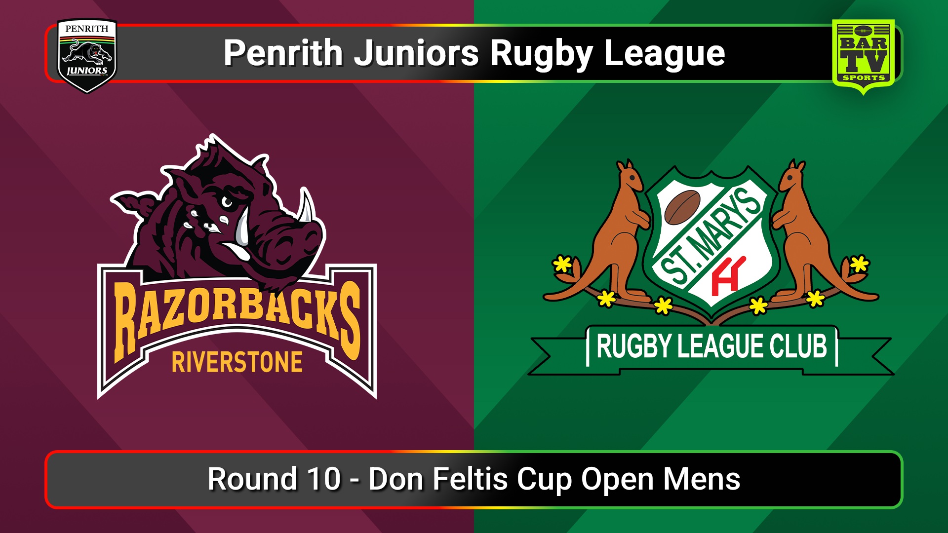 250622-video-Penrith & District Junior Rugby League Round 10 - Don Feltis Cup Open Mens - Riverstone v St Marys Slate Image