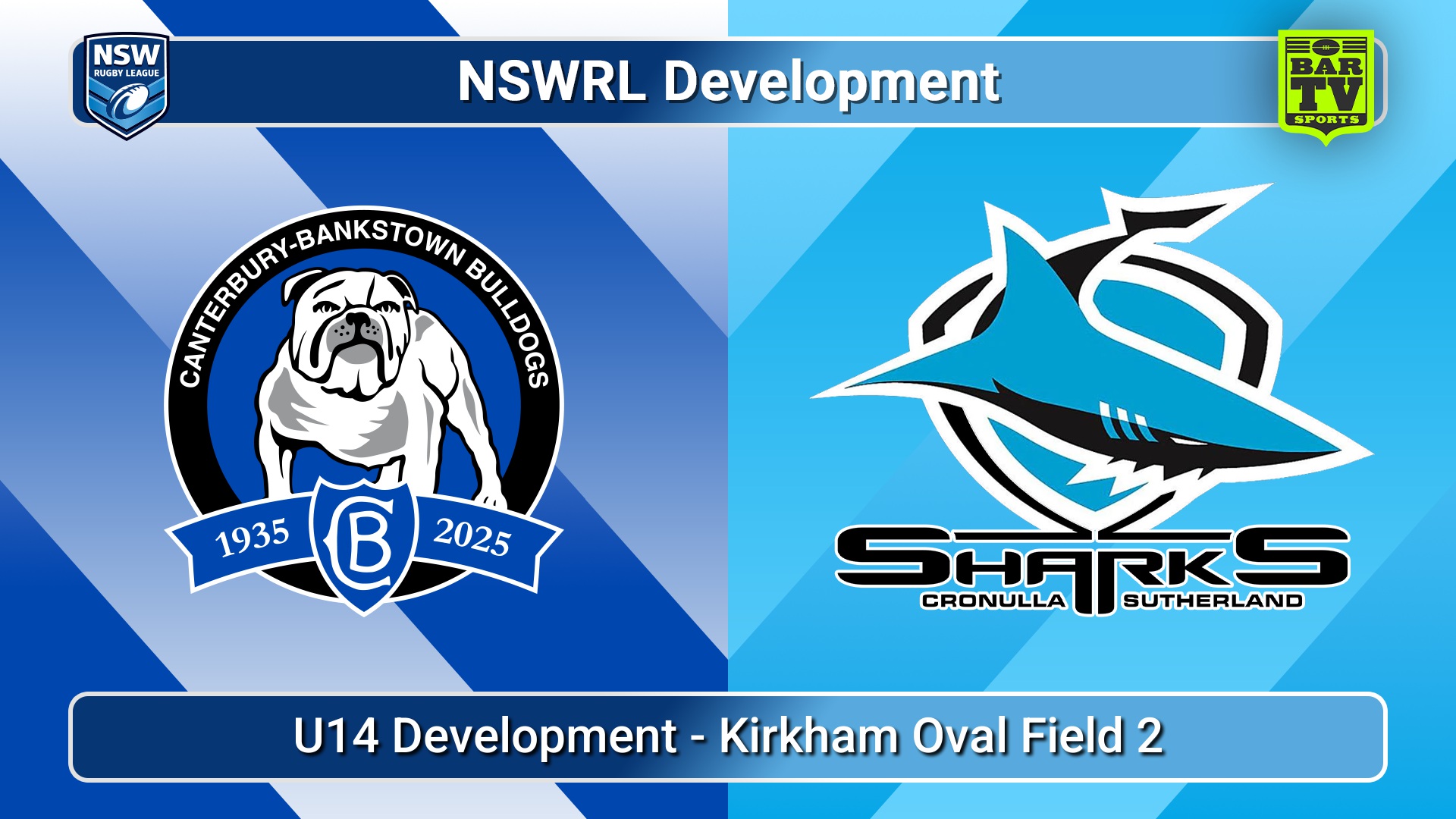 250710-video-NSWRL Development Development Gala Match 5 - U14 Development - Canterbury-Bankstown Bulldogs v Cronulla-Sutherland Sharks Slate Image