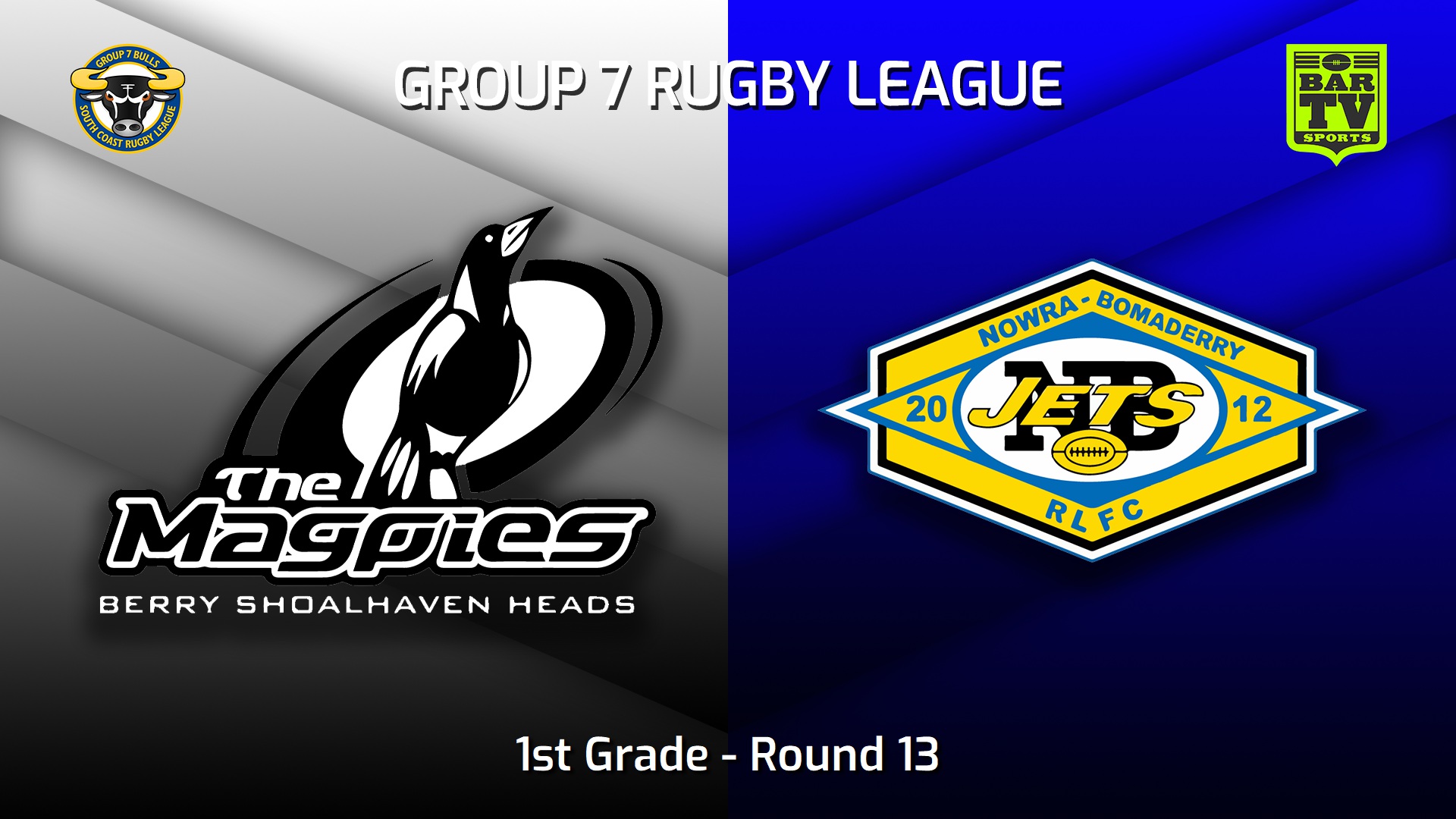 220716-South Coast Round 13 - 1st Grade - Berry-Shoalhaven Heads Magpies v Nowra-Bomaderry Jets Slate Image