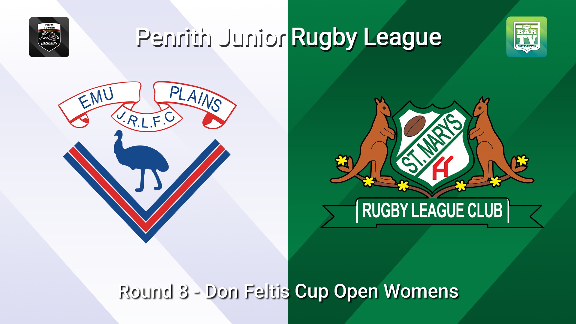 260614-video-Penrith & District Junior Rugby League Round 8 - Don Feltis Cup Open Womens - Emu Plains v St Marys Slate Image