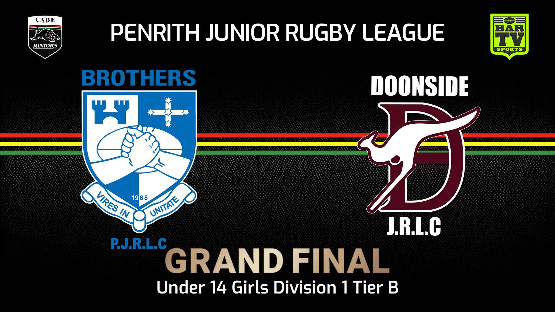 240907-video-Penrith & District Junior Rugby League Grand Final - Under 14 Girls Division 1B - Brothers v Doonside Slate Image