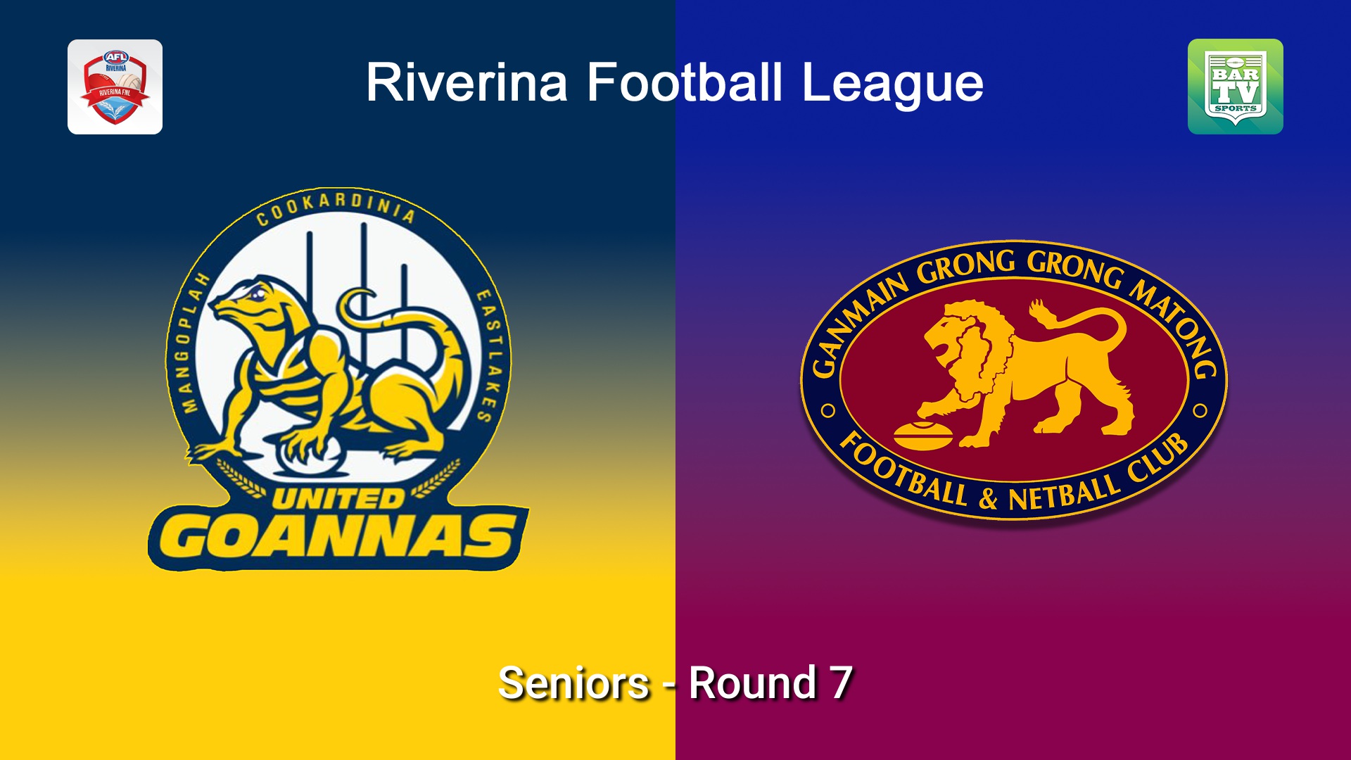 260524-video-Riverina Football League Round 7 - Seniors - MCUE Goannas v GGGM Lions Slate Image