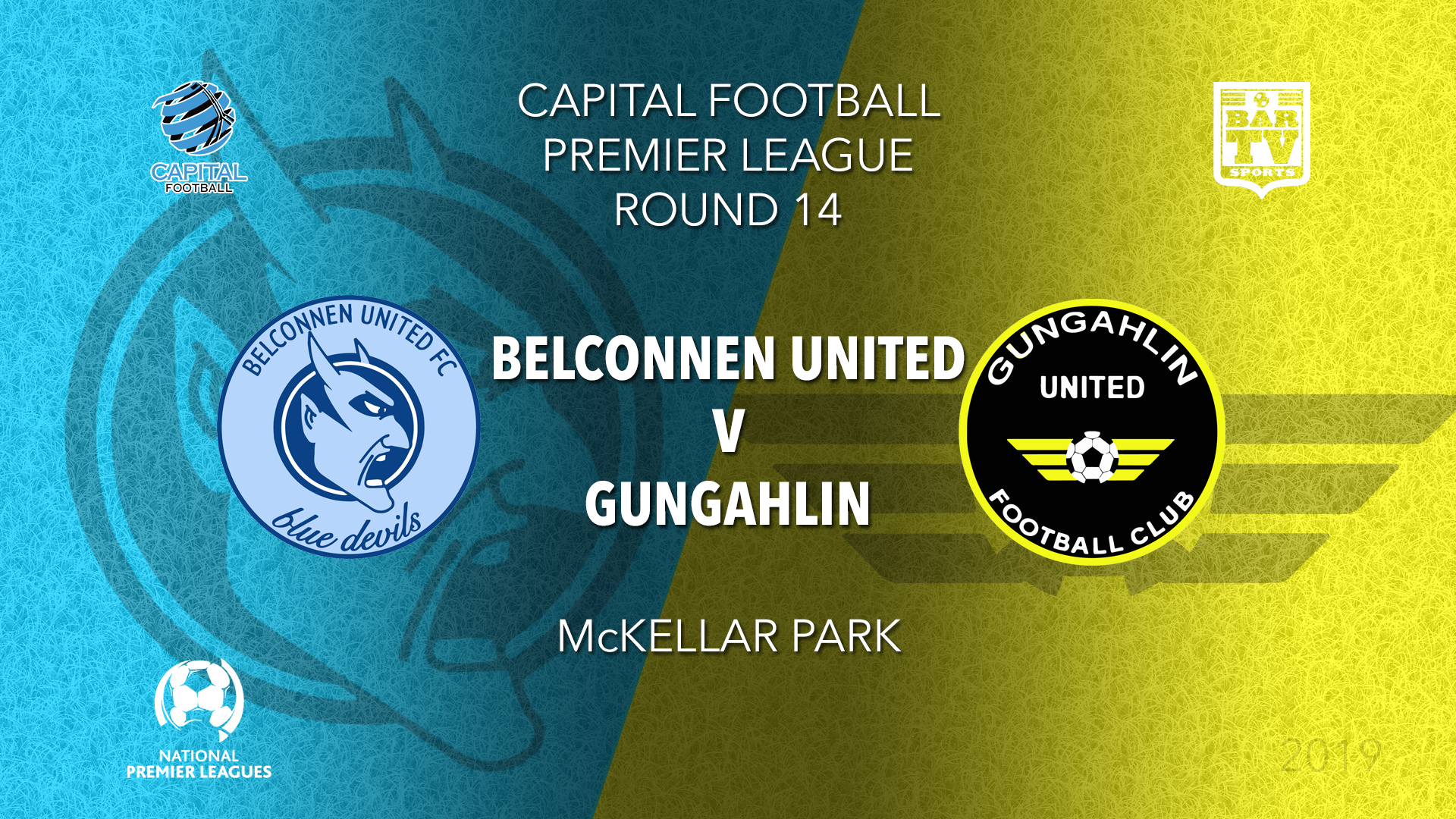 NPL - Capital Round 14  - Belconnen United FC v Gungahlin United FC Slate Image
