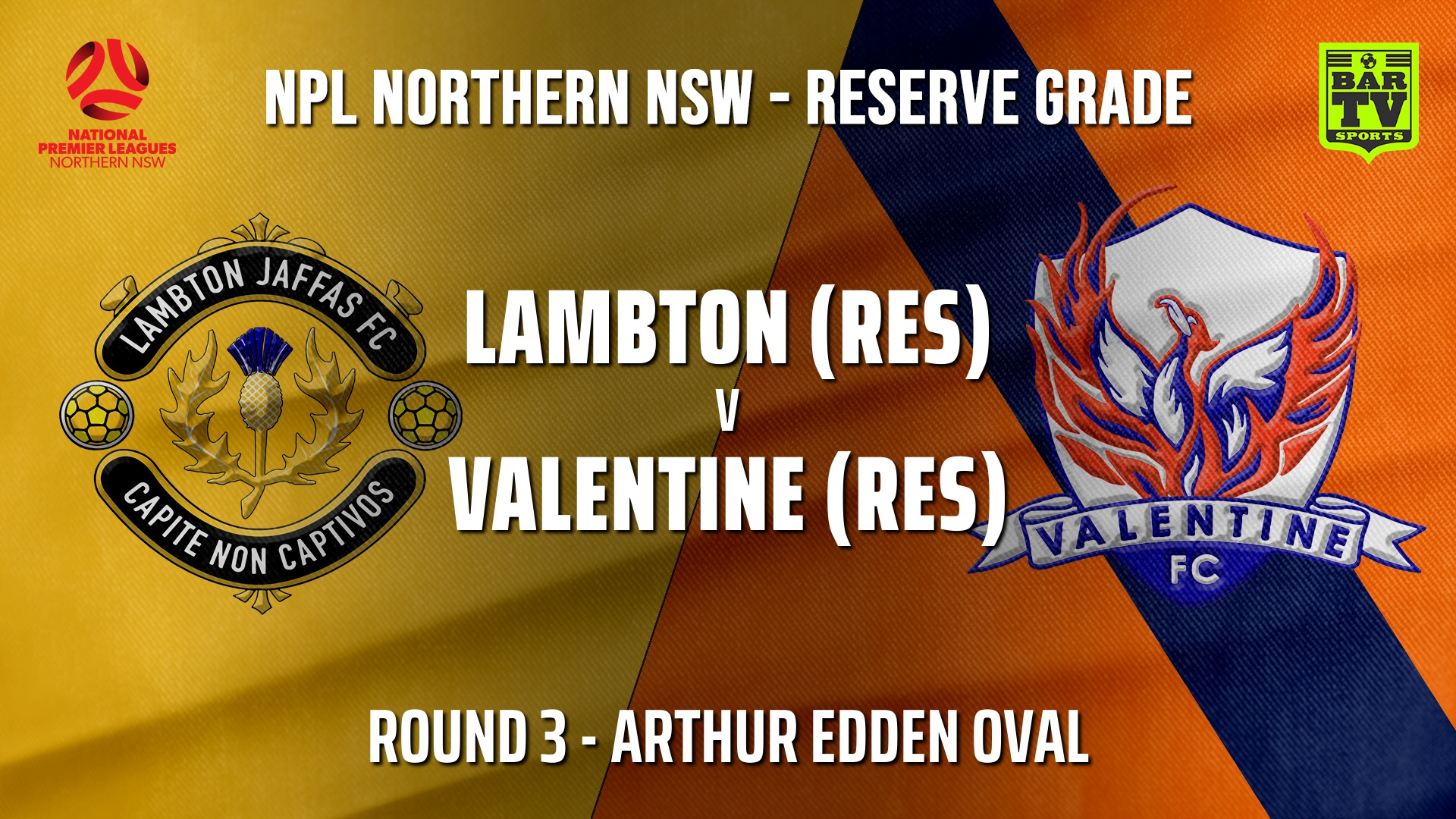 NPL NNSW RES Round 3 - Lambton Jaffas FC v Valentine Phoenix FC Slate Image
