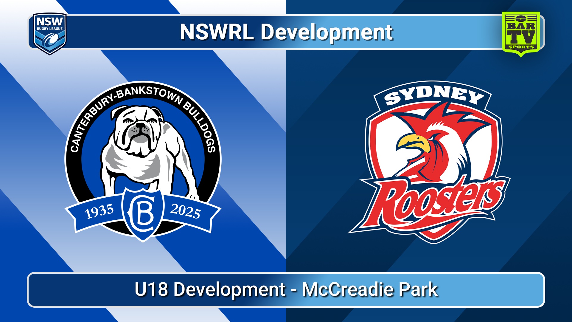 250910-video-NSWRL Development Trial Match - U18 Development - Canterbury-Bankstown Bulldogs v Sydney Roosters Slate Image