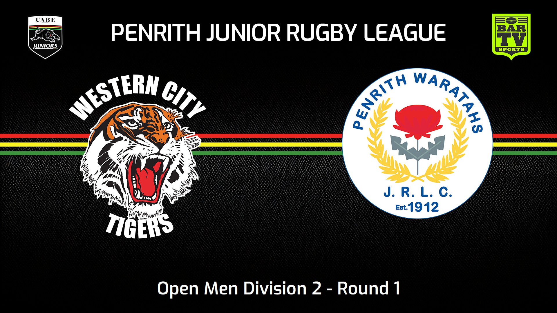 240421-video-Penrith & District Junior Rugby League Round 1 - Open Men Division 2 - Western City Tigers v Penrith Waratahs Slate Image