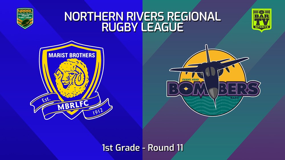 240622-video-Northern Rivers Round 11 - 1st Grade - Lismore Marist Brothers v Evans Head Bombers Slate Image