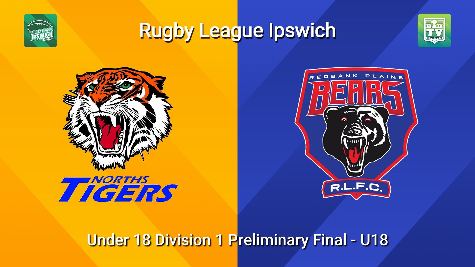 260829-video-Rugby League Ipswich Under 18 Division 1 Preliminary Final - U18 - Norths Tigers v Redbank Plains Juniors Slate Image