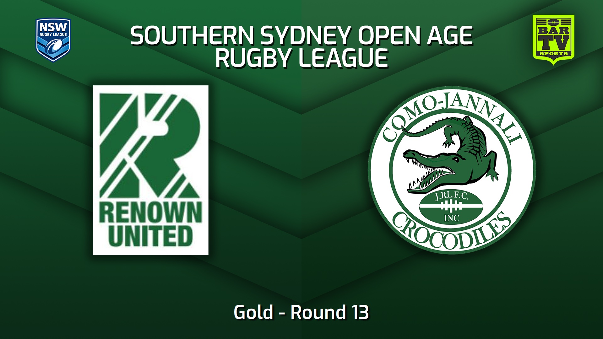 S. Sydney Open Round 13 - Gold - Renown United V Como Jannali 