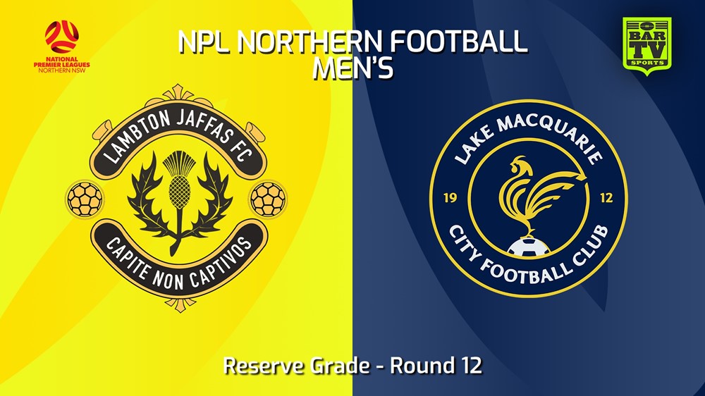 240518-video-NNSW NPLM Res Round 12 - Lambton Jaffas FC Res v Lake Macquarie City FC Res Minigame Slate Image