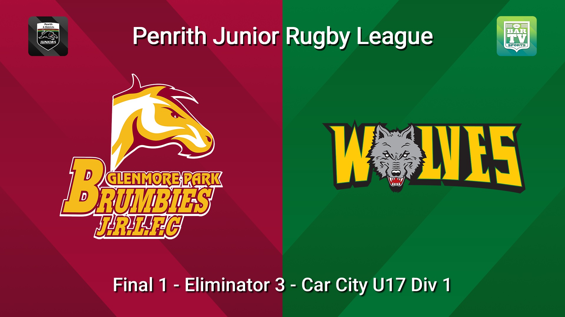 260822-video-Penrith & District Junior Rugby League Final 1 - Eliminator 3 - Car City U17 Div 1 - Glenmore Park v Windsor Wolves Slate Image