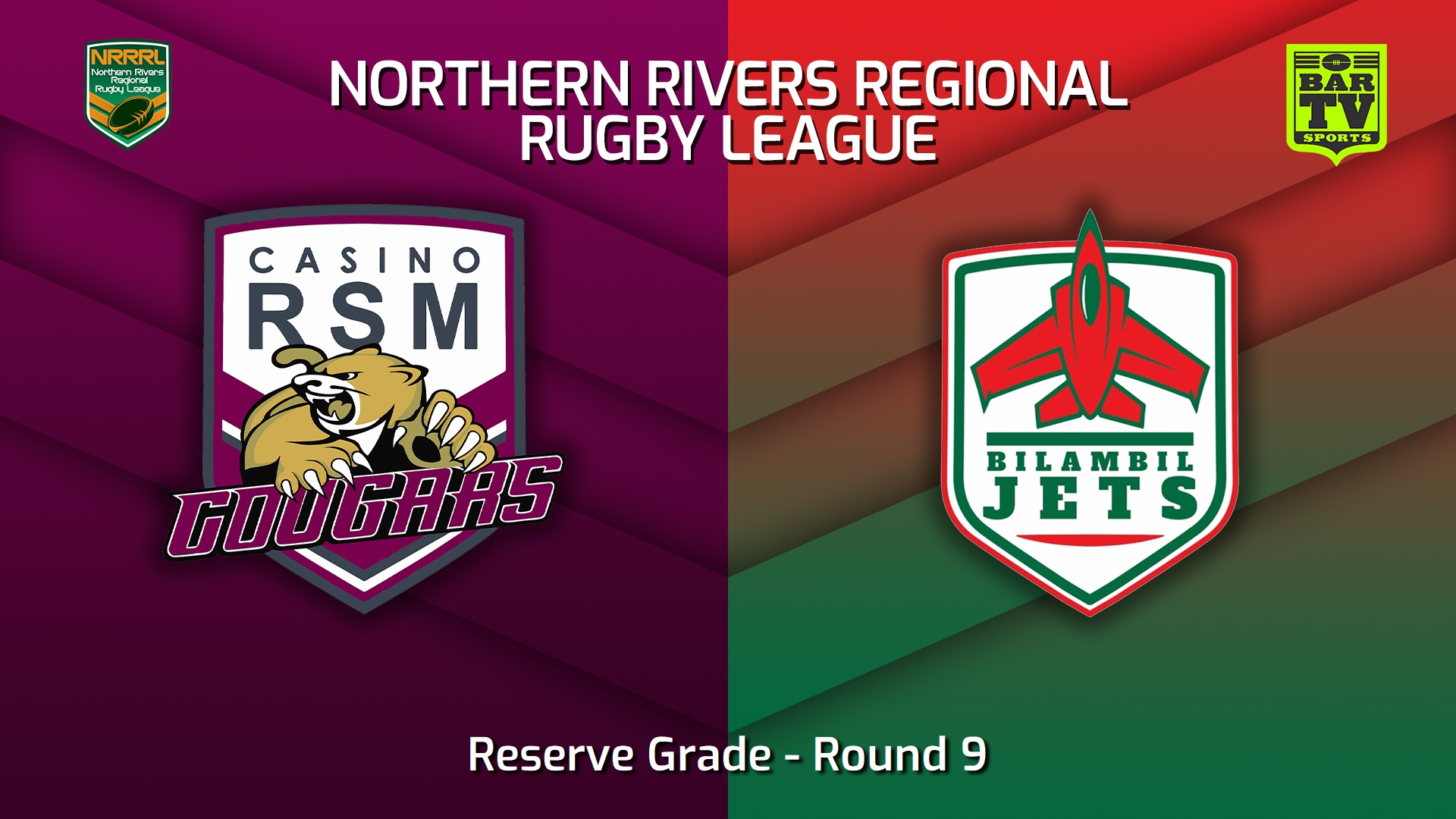 230618-Northern Rivers Round 9 - Reserve Grade - Casino RSM Cougars v Bilambil Jets Slate Image