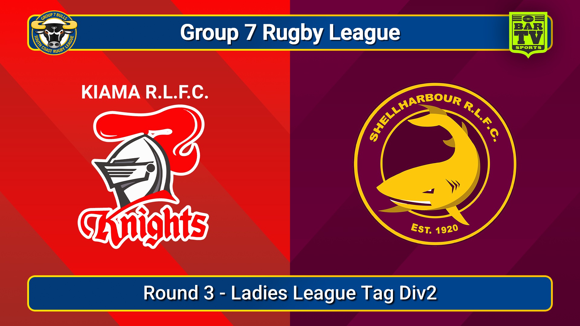 250427-video-South Coast Round 3 - Ladies League Tag Div2 - Kiama Knights v Shellharbour Sharks Slate Image
