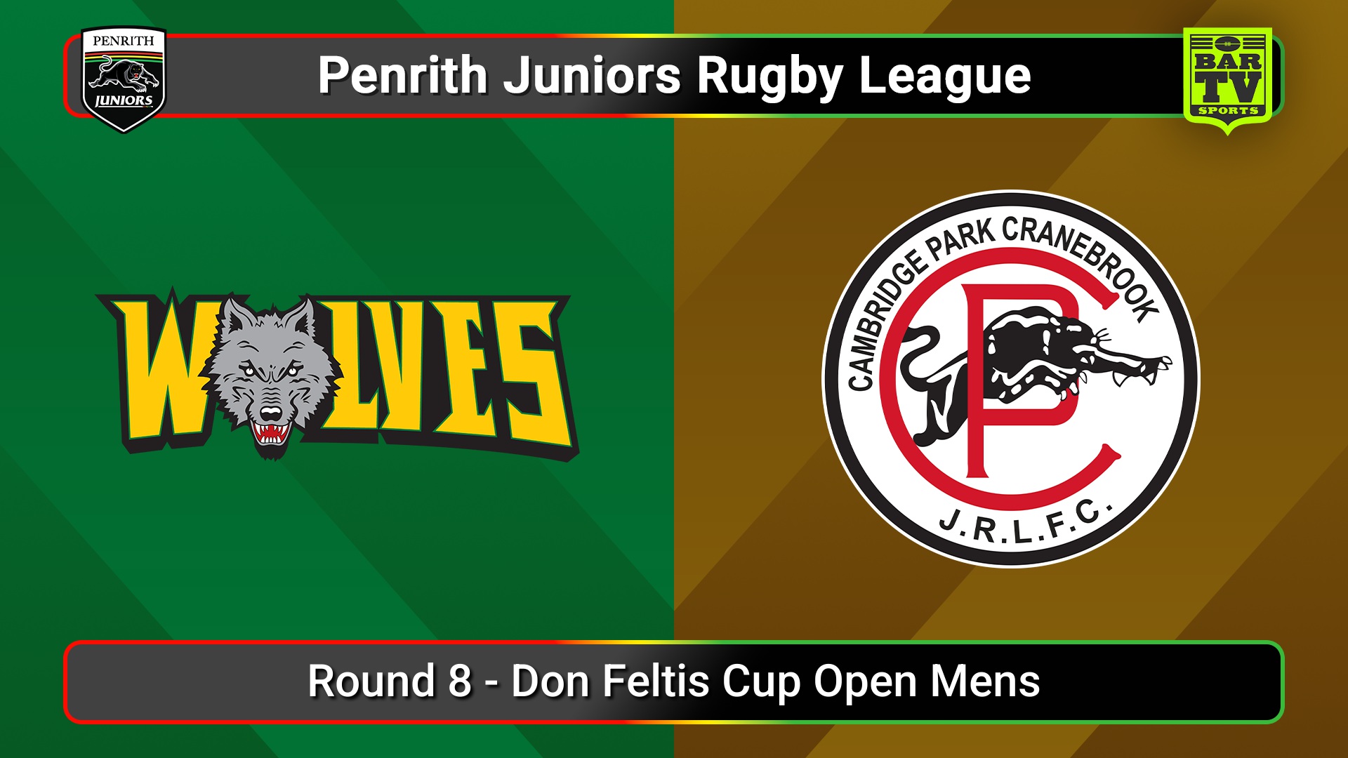 250801-video-Penrith & District Junior Rugby League Round 8 - Don Feltis Cup Open Mens - Windsor Wolves v Cambridge Park Slate Image