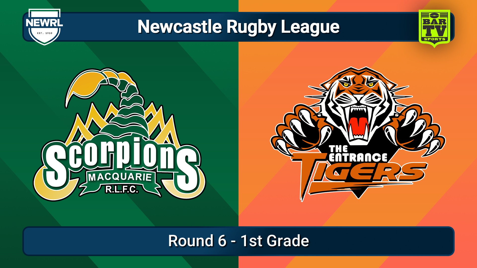 250802-video-Newcastle RL Round 6 - 1st Grade - Macquarie Scorpions v The Entrance Tigers Slate Image