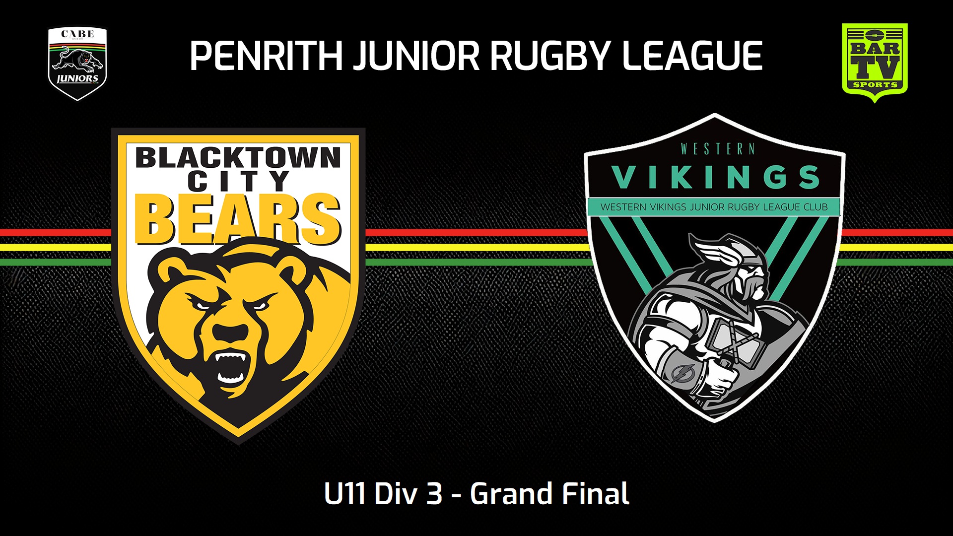 230819-Penrith & District Junior Rugby League Grand Final - U11 Div 3 - Blacktown City Bears v Western Vikings Slate Image