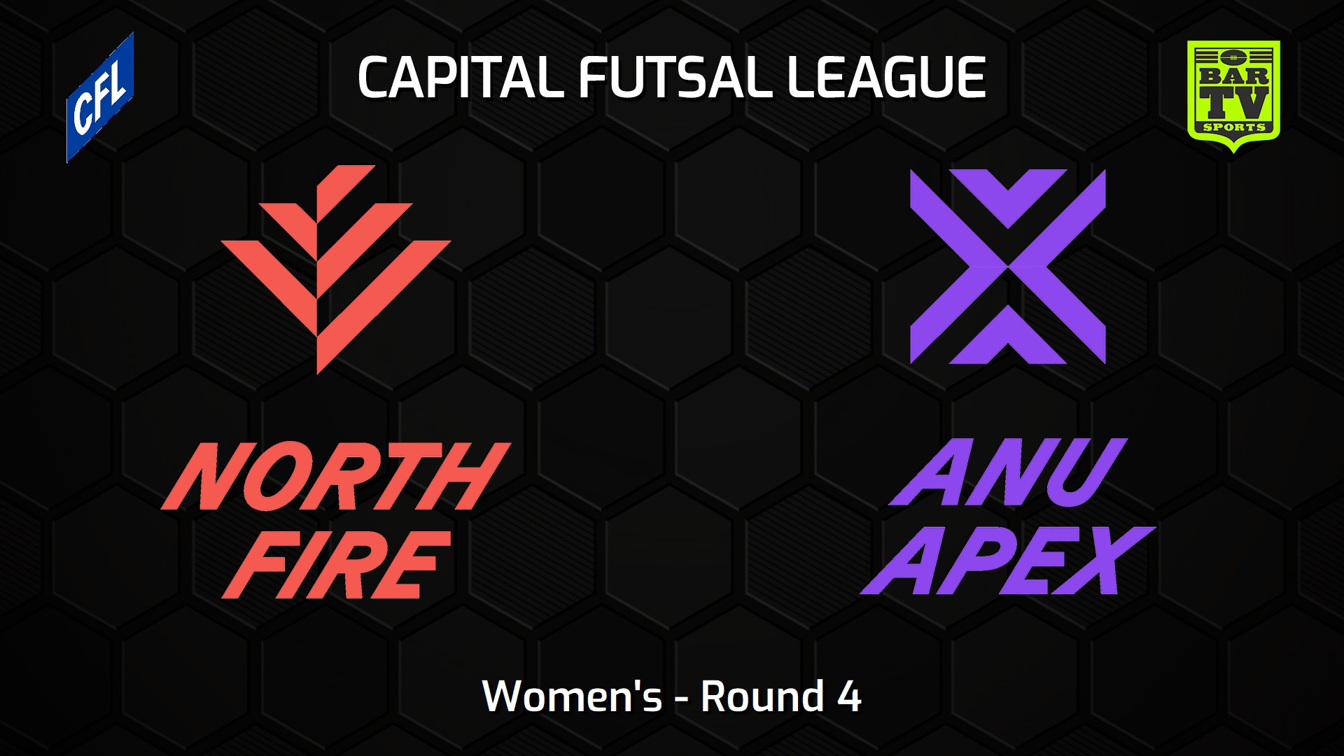 221119-Capital Football Futsal Round 4 - Women's - North Canberra Fire v ANU Apex Slate Image